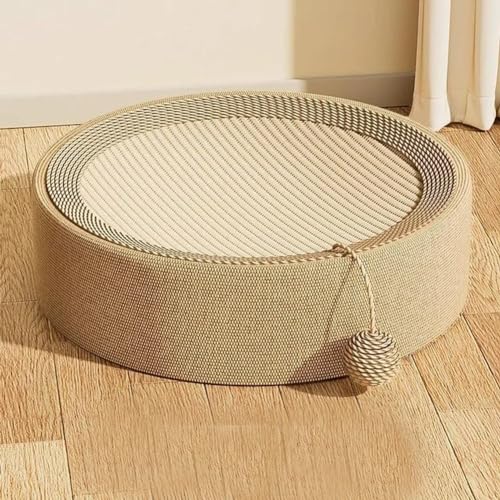 Katzennestbecken Schleifklauennest Hanfseil Fang Bad Sisal Katzenkratzbrett Nest Katzenzubehör Übergroß 40X10CM Katzennestbecken Schleifklauennest Hanfseil Fang Bad Sisal Katzenkratzbrett Nest Katzenzubehör Übergroß 40X10CM von OPica