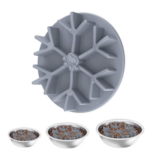 OQIMAX Anti Schling Napf Hund, Slow Feeder Hundenapf Einfügung, Langsame Fütterung mit Saugnapf für Hunde Katzen, Anti-Choke Kieselgel Hundenäpfe Einfügen, Entlastet die Verdauung, Überessen OQIMAX Anti Schling Napf Hund, Slow Feeder Hundenapf Einfügung, Langsame Fütterung mit Saugnapf für Hunde Katzen, Anti-Choke Kieselgel Hundenäpfe Einfügen, Entlastet die Verdauung, Überessen von OQIMAX