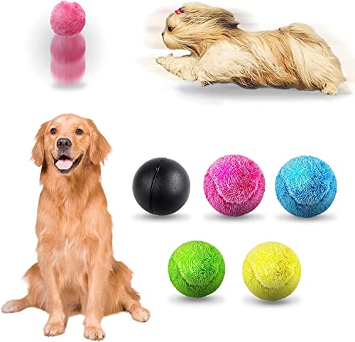 ORESDD Interaktives Hundespielzeug, aktiver Rollball für Hunde, Poof Play Ball für Hunde, aktiver beweglicher Ball, lustiges interaktives Spielzeug für Hunde und Katzen von ORESDD