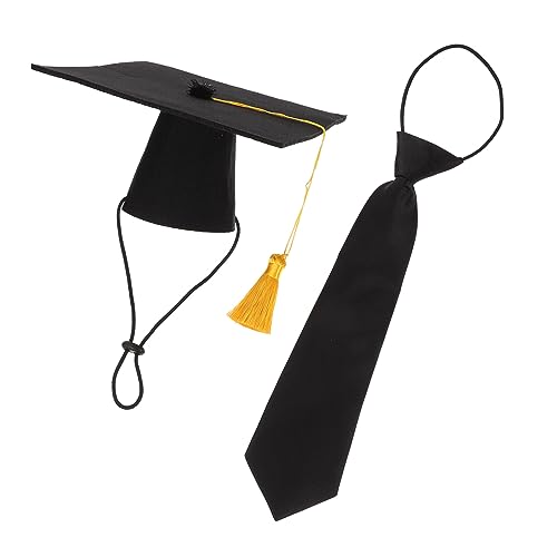 ORFOFE Krawattenschal-Set Für Haustiere Abschlussmütze Für Hunde Dekorative Doktormütze Hundekleidung Abschlussmütze Für Welpen Modisches Haustier-Accessoire ORFOFE Krawattenschal-Set Für Haustiere Abschlussmütze Für Hunde Dekorative Doktormütze Hundekleidung Abschlussmütze Für Welpen Modisches Haustier-Accessoire von ORFOFE