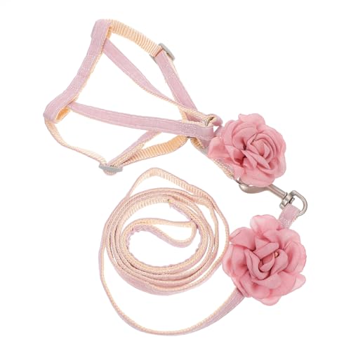 ORFOFE Katzengeschirr Haustier-Zugseil weich und bequem atmungsaktiv modisches Design leicht zu reinigen leichtes Katzen-Spazierhalsband und Leine 1 0 cm Rosa ORFOFE Katzengeschirr Haustier-Zugseil weich und bequem atmungsaktiv modisches Design leicht zu reinigen leichtes Katzen-Spazierhalsband und Leine 1 0 cm Rosa von ORFOFE