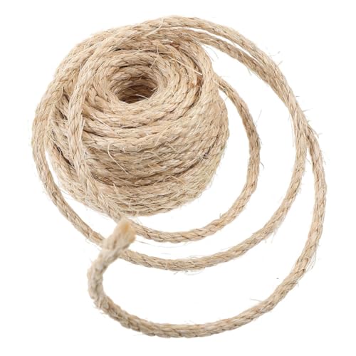 ORFOFE Kratzbrett Sisal 1 Rolle Haushalts Kratzbaumseil Austauschbares Kratzseil Schneidbares Katzenkratzseil Sisal Multifunktionsseil ORFOFE Kratzbrett Sisal 1 Rolle Haushalts Kratzbaumseil Austauschbares Kratzseil Schneidbares Katzenkratzseil Sisal Multifunktionsseil von ORFOFE