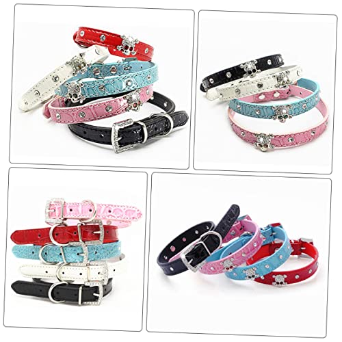 ORFOFE Stilvolle Haustierhalsbänder für Halloween Kristall-Hundehalsband -Design Haustierhalsbänder für Hunde Welpenhalsbänder ORFOFE Stilvolle Haustierhalsbänder für Halloween Kristall-Hundehalsband -Design Haustierhalsbänder für Hunde Welpenhalsbänder von ORFOFE