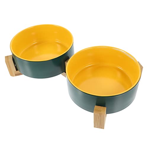 ORFOFE 2-in-1-futternapf-set Für Haustiere Großvolumiger Futternapf Aus Keramik Für Katzen Erhöhter Hundenapf Für Den Einsatz ORFOFE 2-in-1-futternapf-set Für Haustiere Großvolumiger Futternapf Aus Keramik Für Katzen Erhöhter Hundenapf Für Den Einsatz von ORFOFE