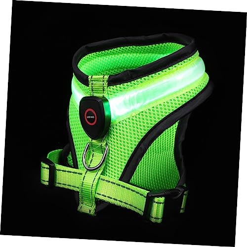 ORFOFE 1 Satz Leuchtweste für Hunde LED Hundeweste USB Hundeweste Reflektorweste gepolstertes Camisole Welpengeschirr Tanktops Katze Hund Weste Welpen leuchtende Weste Fluoreszenz Gurt von ORFOFE