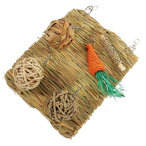 ORFOFE 1satz Kühlmatte Für Kleintiere Teiliges Atmungsaktive Grasmatte Für Kaninchen Meerschweinchen Hamster Vögel Natürlicher Schlafplatz Für Haustiere Druckentlastend Und Sicher ORFOFE 1satz Kühlmatte Für Kleintiere Teiliges Atmungsaktive Grasmatte Für Kaninchen Meerschweinchen Hamster Vögel Natürlicher Schlafplatz Für Haustiere Druckentlastend Und Sicher von ORFOFE