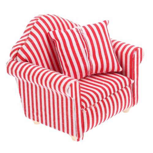 ORFOFE Set Miniatur Sofa Chinchilla Spielzeug Hamster Bett Gestreiften Dekorative Pet Nest Für Guinea Pig Und von ORFOFE