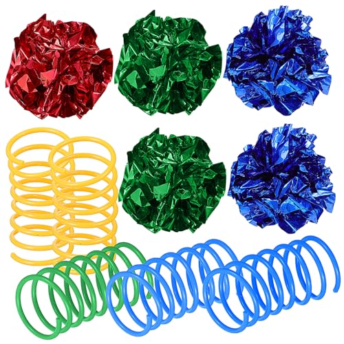 ORFOFE Flatterfreund Katzenspielzeug 1 Set Katzenspielzeug Knisterbälle Für Katzen Knisterbälle Kleiner Katzenknisterball Katzenfederspielzeug Spirale Katzenfedern Spielzeug Katzenknisterspielzeug ORFOFE Flatterfreund Katzenspielzeug 1 Set Katzenspielzeug Knisterbälle Für Katzen Knisterbälle Kleiner Katzenknisterball Katzenfederspielzeug Spirale Katzenfedern Spielzeug Katzenknisterspielzeug von ORFOFE