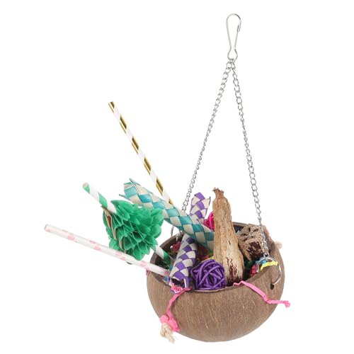 ORFOFE 1satz Hängendes Kauspielzeug Für Vögel Bunte Papageien-spielzeuge Aus Sicherem Material Für Wellensittiche Und Andere Große Vögel Langlebig Und Praktisch Für Stundenlangen ORFOFE 1satz Hängendes Kauspielzeug Für Vögel Bunte Papageien-spielzeuge Aus Sicherem Material Für Wellensittiche Und Andere Große Vögel Langlebig Und Praktisch Für Stundenlangen von ORFOFE