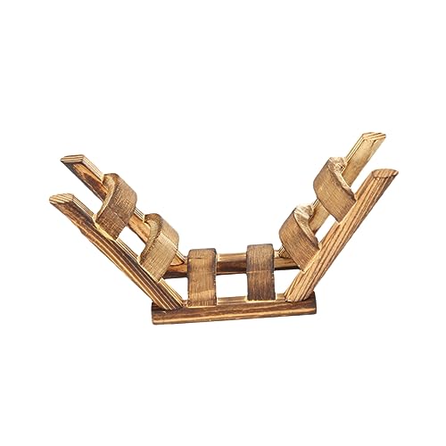 ORFOFE Holzleiter Für Hamster Spielzeug Kreative Kletterbrücke Hängebrücke Kauleiter Für Mäuse Und Kleine Vögel Pet Zubehör Heimtierbrücke ORFOFE Holzleiter Für Hamster Spielzeug Kreative Kletterbrücke Hängebrücke Kauleiter Für Mäuse Und Kleine Vögel Pet Zubehör Heimtierbrücke von ORFOFE