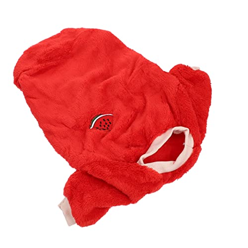 ORFOFE Warmer Welpenmantel 1 Stück Winterkostü für Hunde stilvoll bequem leicht anzuziehen Rot XXL ORFOFE Warmer Welpenmantel 1 Stück Winterkostü für Hunde stilvoll bequem leicht anzuziehen Rot XXL von ORFOFE