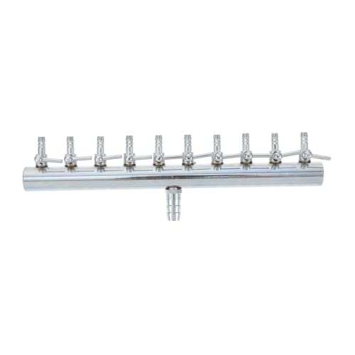 1 stück Edelstahl Aquarium Luftpumpe Ventil Steuerhebel 10 Ports Splitter für Luftpumpe 1 stück Edelstahl Aquarium Luftpumpe Ventil Steuerhebel 10 Ports Splitter für Luftpumpe von ORFOFE