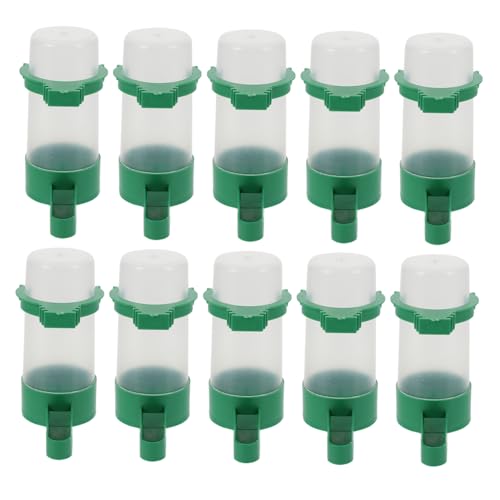 ORFOFE 10 Stück Automatischer Wasserspender für Vögel Transparente Vogeltränke Wasseröffnung für Papageien und Tauben Leicht zu Beobachten für Längere Nutzung ORFOFE 10 Stück Automatischer Wasserspender für Vögel Transparente Vogeltränke Wasseröffnung für Papageien und Tauben Leicht zu Beobachten für Längere Nutzung von ORFOFE