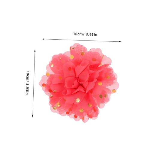ORFOFE 10 Stück Haustier Dekohalsband Hunde Blumenhalsband Chiffon Blumenquaste Hunde Hochzeits Blumenhalsband Haustier Halsband Dekoration Halsband Blume Für von ORFOFE