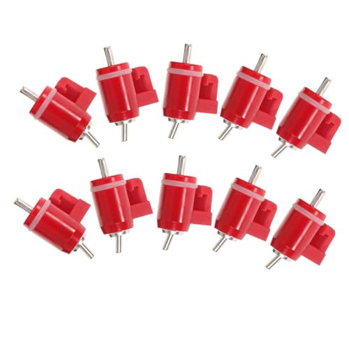 ORFOFE 10 Stück Teiliges Automatisches Hühner tränknippel Robustem Professioneller Geflügel wasserspender für Küken Enten und Gänse Einfache Installation Langlebig und Auslaufsicher für von ORFOFE