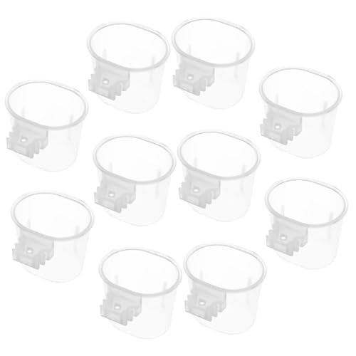 ORFOFE 10 Stück Teiliges Klein Robust und Wiederverwendbar mit Einfachem Klickbefestiger für Käfige Multifunktional für Papageien und Tauben Leicht zu Reinigen und Auslaufsicher ORFOFE 10 Stück Teiliges Klein Robust und Wiederverwendbar mit Einfachem Klickbefestiger für Käfige Multifunktional für Papageien und Tauben Leicht zu Reinigen und Auslaufsicher von ORFOFE