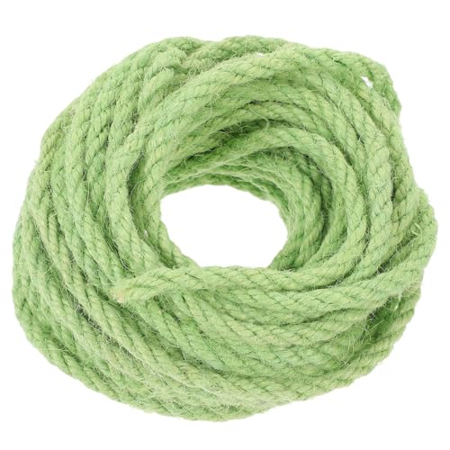 ORFOFE 10M Sisal Seil für Katzen Flexibles DIY Katzenzubehör für Kratzbaum und Kletterrahmen Langlebiges Hanfseil für Katzenaktivitäten Umweltfreundliches Material von ORFOFE