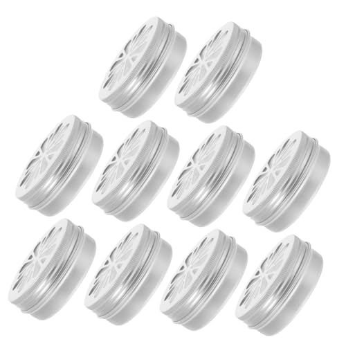 ORFOFE 10St Duftbox für Hundetraining Duftdosen für Hunde Kleine Aluminiumdosen Hunde suchspielzeug Hunde Spiele Dog Toy Hundetraining Aromakoffer Geruchstrainingsset für Hunde Silver ORFOFE 10St Duftbox für Hundetraining Duftdosen für Hunde Kleine Aluminiumdosen Hunde suchspielzeug Hunde Spiele Dog Toy Hundetraining Aromakoffer Geruchstrainingsset für Hunde Silver von ORFOFE