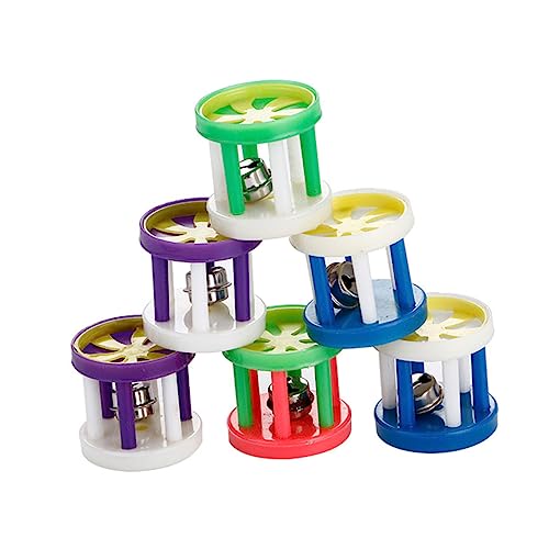 ORFOFE 10Stücke Teiliges Katzen Spielzeugset Glockenbälle aus Kunststoff Interaktives Necken für Katzen und Kätzchen Fördert und Aktivität Zufällige ORFOFE 10Stücke Teiliges Katzen Spielzeugset Glockenbälle aus Kunststoff Interaktives Necken für Katzen und Kätzchen Fördert und Aktivität Zufällige von ORFOFE