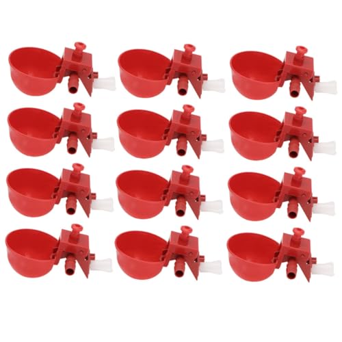 ORFOFE Praktisches Vogel-wasserfutter-Set 12-teilig Tragbarer Taubenfutterspender Abnehmbares Design Für Einfache Reinigung ORFOFE Praktisches Vogel-wasserfutter-Set 12-teilig Tragbarer Taubenfutterspender Abnehmbares Design Für Einfache Reinigung von ORFOFE