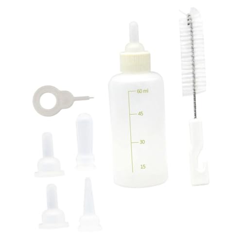 ORFOFE 1Satz Kleine Haustier Fütterungsflasche aus Teiliges für Welpen und Kätzchen Sicher Handhaben für Pflege Neugeborener ORFOFE 1Satz Kleine Haustier Fütterungsflasche aus Teiliges für Welpen und Kätzchen Sicher Handhaben für Pflege Neugeborener von ORFOFE