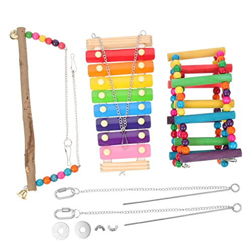 ORFOFE Holz Vogelspielzeug Für Papageien Käfig Hänge Spielzeug Mit Sitzstange Vogel Zubehör Für Hühnerstall Hühnerkäfig Hühnerspielzeug Hänge Spielzeug ORFOFE Holz Vogelspielzeug Für Papageien Käfig Hänge Spielzeug Mit Sitzstange Vogel Zubehör Für Hühnerstall Hühnerkäfig Hühnerspielzeug Hänge Spielzeug von ORFOFE