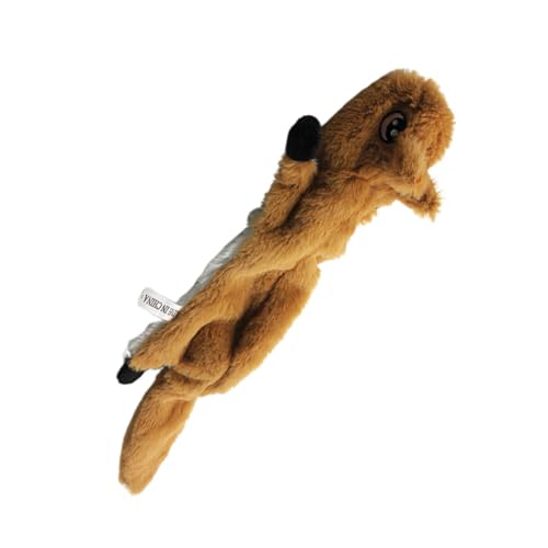 ORFOFE Quietschspielzeug Für Hunde Cartoon-eichhörnchen Molarenspielzeug Plüsch Kauspielzeug Haustier Spielspielzeug Sound-beiß-Widerstand Gelb ORFOFE Quietschspielzeug Für Hunde Cartoon-eichhörnchen Molarenspielzeug Plüsch Kauspielzeug Haustier Spielspielzeug Sound-beiß-Widerstand Gelb von ORFOFE