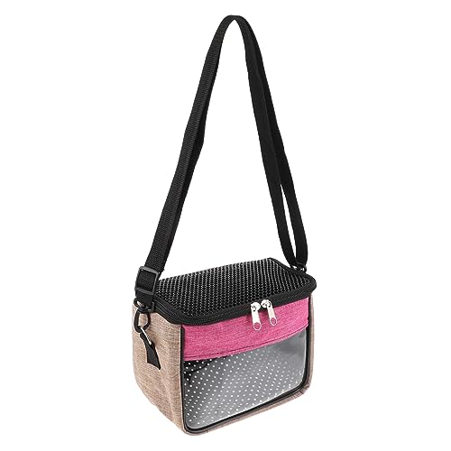 ORFOFE 1stk Hamster Aus Tasche Katzen-umhängetasche Igel Tragetasche Kleine Hundetasche Kleine Tragetasche Für Hunde Hamstertasche Kleines Tier Reisen Rosa Outdoor-Tasche Haustier von ORFOFE