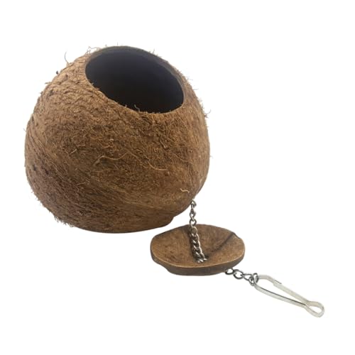 ORFOFE Natürliches Kokosnussschalennest Für Sittiche Kein Polieren Vogelzuchtspielzeug Vogelhaus Für Haustiere ORFOFE Natürliches Kokosnussschalennest Für Sittiche Kein Polieren Vogelzuchtspielzeug Vogelhaus Für Haustiere von ORFOFE