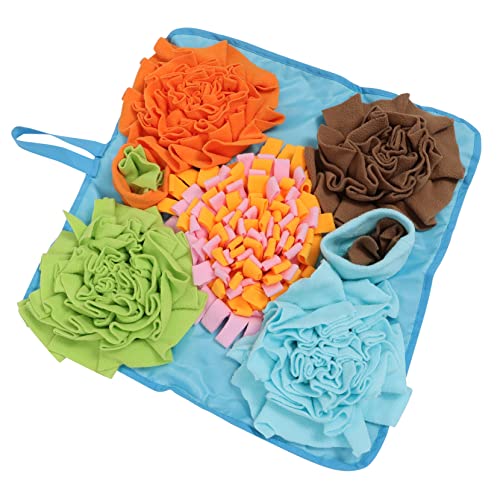 ORFOFE 1stück Snuffle Mat Für Hunde Waschbare Futtermatte Zum Schnüffeln Und Spielen Interaktive Futterbeschäftigung Fördert Die Neugier Für Snacks Und Leckerlis Und Anregend Für von ORFOFE
