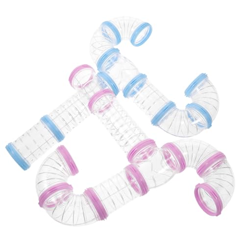 ORFOFE 2 Sätze Hamster Röhren Blau Robustes Kunststoffrohr für Käfig Erweiterbar Sicher für Hamster Zwerghamster Meerschweinchen Fördert Bewegung und Erkundung ORFOFE 2 Sätze Hamster Röhren Blau Robustes Kunststoffrohr für Käfig Erweiterbar Sicher für Hamster Zwerghamster Meerschweinchen Fördert Bewegung und Erkundung von ORFOFE