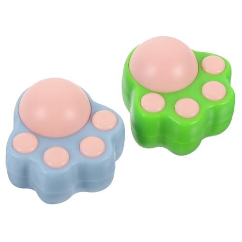 ORFOFE Leckball-Spielzeug 2er-Pack interaktives Katzenspielzeug für Kätzchenspaß ungiftiges Minz-Spielspielzeug für Katzen 360°-Rotationsdesign von ORFOFE