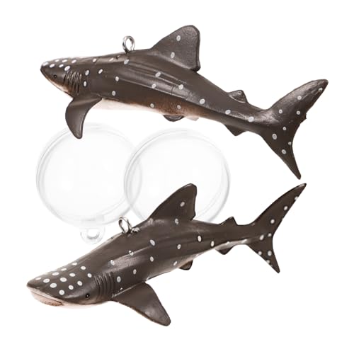 ORFOFE 2 Set Aquarium Dekoration Schwimmende Meerestierfigur Aquarium Ornamente Hai Dekoration Für Aquarium Layout Prop ORFOFE 2 Set Aquarium Dekoration Schwimmende Meerestierfigur Aquarium Ornamente Hai Dekoration Für Aquarium Layout Prop von ORFOFE