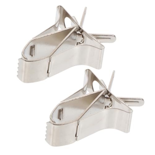 ORFOFE 2 Stück 2 teiliges Edelstahl Futterklammer für Vogelkäfig Langlebiger Papageien Futterclip Vielseitig für Obst Gemüse und Sepiaschale Einfache Befestigung für Kleine Vögel und ORFOFE 2 Stück 2 teiliges Edelstahl Futterklammer für Vogelkäfig Langlebiger Papageien Futterclip Vielseitig für Obst Gemüse und Sepiaschale Einfache Befestigung für Kleine Vögel und von ORFOFE