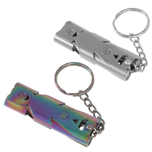 ORFOFE 2 Stück Edelstahl Trainingspfeife für Hunde Vögel Tauben Lauter Langlebiger Signalton Leichtes Kompaktes Design für Effektives Tiertraining und Outdoor Survival Praktische Vogel von ORFOFE
