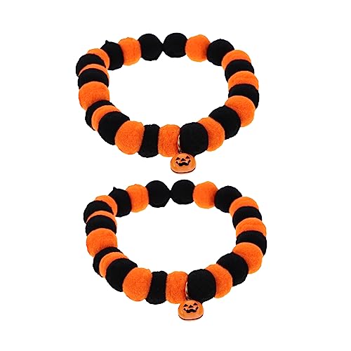 ORFOFE 2 Stück Halloween Halsband Kürbis Katzenhalsband Katzenhalsband Halskette Halloween Hundehalsband Katzenhalsband Fliege Und Glöckchen Kürbis Haustierhalsband Plüschball ORFOFE 2 Stück Halloween Halsband Kürbis Katzenhalsband Katzenhalsband Halskette Halloween Hundehalsband Katzenhalsband Fliege Und Glöckchen Kürbis Haustierhalsband Plüschball von ORFOFE