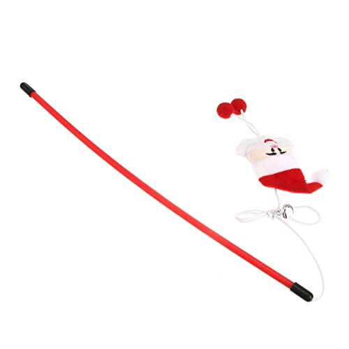 ORFOFE 2stücke Santa Claus Interaktive Katzenspielzeuge Mit Glocke Flirtende Katzenangel Für Und Spielspaß Geeignet Für Katzen Für Weihnachtszeit ORFOFE 2stücke Santa Claus Interaktive Katzenspielzeuge Mit Glocke Flirtende Katzenangel Für Und Spielspaß Geeignet Für Katzen Für Weihnachtszeit von ORFOFE