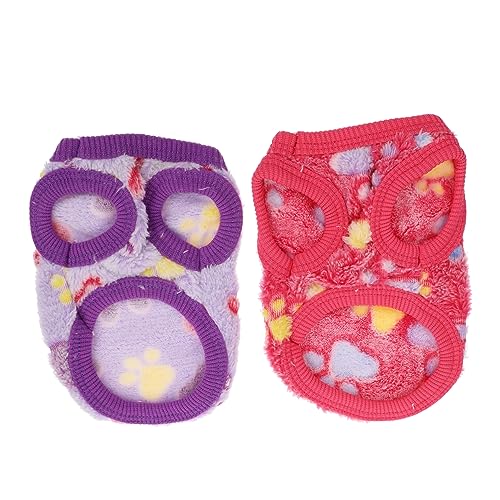 ORFOFE Modische Hundekleidung 2er-Pack Haustierkleidung Haustierbekleidung Für Hunde von ORFOFE
