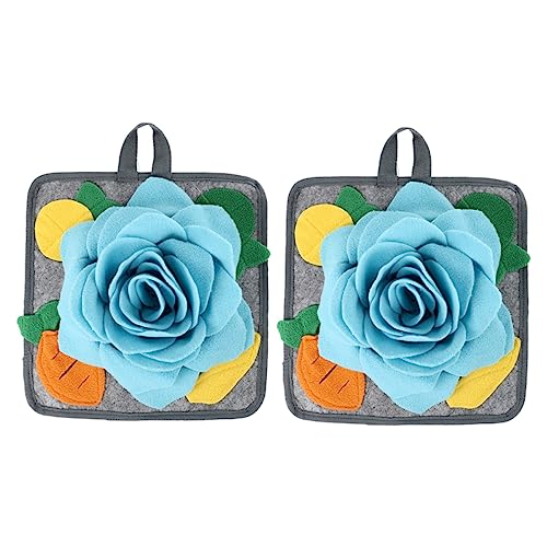 ORFOFE 2 Stücke Snuffle Matten Polar Fleece Pet Bunny Nahrungssuche Matten Fütterung Matten Zug Geruch ORFOFE 2 Stücke Snuffle Matten Polar Fleece Pet Bunny Nahrungssuche Matten Fütterung Matten Zug Geruch von ORFOFE