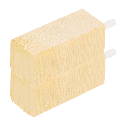 ORFOFE 2 Stück Protein Skimmer Luftstein aus Natürlichem Holz für Aquarien Feinblasiger Sauerstoff ausbubler Kompakt Sauerstoffanreicherung im Fischbecken Geeignet für Meerwasser und von ORFOFE