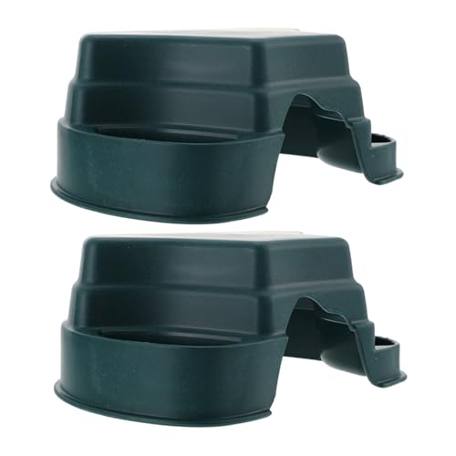 ORFOFE 2 Stück Reptilienversteck Grün Multifunktionale Futter Wasserhöhle aus Stabilem Naturgetreues Versteck für Leopardgeckos und Schildkröten im Terrarium Langlebige Terrarien deko von ORFOFE