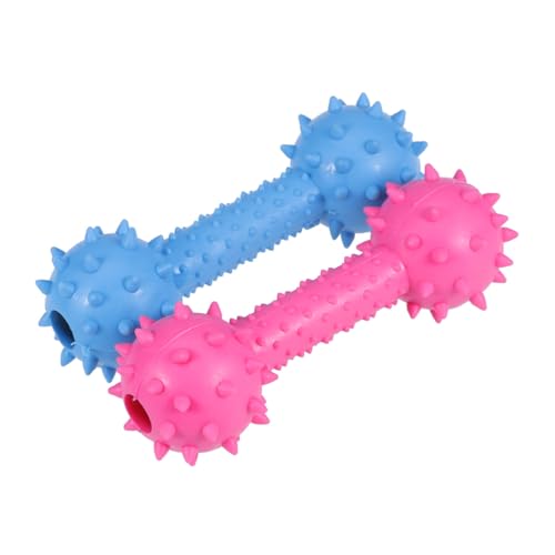 ORFOFE 2 Stück Teiliges Kauspielzeug für Hunde und Katzen aus Hochwertigem Gummi mit Glöckchen Interaktives Molarenfreundlich Robust und Geräuschaktiviert in Blau und Pink ORFOFE 2 Stück Teiliges Kauspielzeug für Hunde und Katzen aus Hochwertigem Gummi mit Glöckchen Interaktives Molarenfreundlich Robust und Geräuschaktiviert in Blau und Pink von ORFOFE