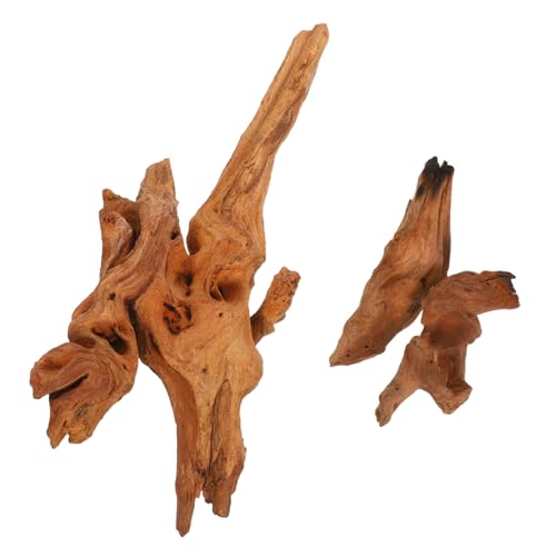 ORFOFE 2 Stück Teiliges Natürliches Aquarium Driftwood Wasserbeständige Holzwurzel für Süßwasserfische Dekorativer Reptilien-Terrarium-Zweig Langlebige und Formstabile Aquarium-deko ORFOFE 2 Stück Teiliges Natürliches Aquarium Driftwood Wasserbeständige Holzwurzel für Süßwasserfische Dekorativer Reptilien-Terrarium-Zweig Langlebige und Formstabile Aquarium-deko von ORFOFE