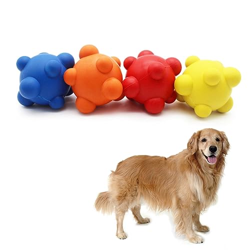 ORFOFE Irregulärer Bouncing Ball Für Hunde Interaktives Bissfestes Kauspielzeug Zufällige Farben Robustes Hundespielzeug Für Aktives Und Chewing ORFOFE Irregulärer Bouncing Ball Für Hunde Interaktives Bissfestes Kauspielzeug Zufällige Farben Robustes Hundespielzeug Für Aktives Und Chewing von ORFOFE