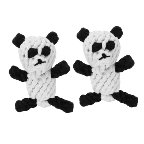 ORFOFE 2stücke Interaktives Kauspielzeug Baumwollseil Für Hunde Und Katzen Cartoon Panda Design Zahnpflege Und Spielspaß Langlebig Und Für Haustiere ORFOFE 2stücke Interaktives Kauspielzeug Baumwollseil Für Hunde Und Katzen Cartoon Panda Design Zahnpflege Und Spielspaß Langlebig Und Für Haustiere von ORFOFE