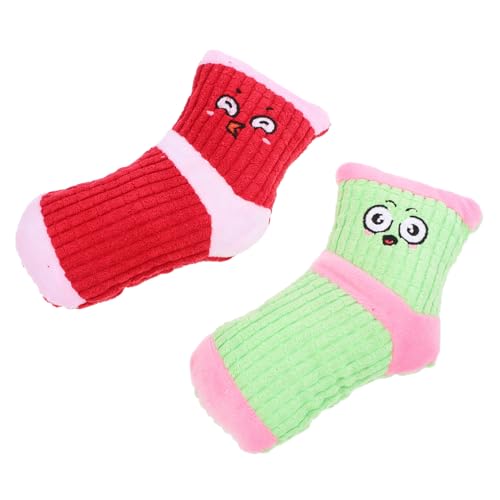 ORFOFE Hundespielzeug Quietschsocken Interaktives Spielzeug Für Haustiere Hundetrainingsspielzeug-Set 2-teilig ORFOFE Hundespielzeug Quietschsocken Interaktives Spielzeug Für Haustiere Hundetrainingsspielzeug-Set 2-teilig von ORFOFE