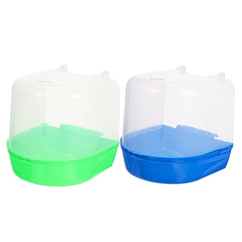 ORFOFE Indoor Vogel Baden Vogel Badewanne Aufhänger Set Bade Box Robust Sicher Für Pet Vögel Einfach Zu von ORFOFE