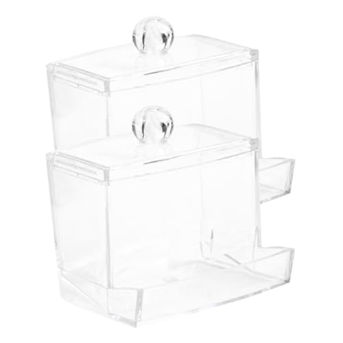 ORFOFE 2Stücke Automatischer Futterspender für Rutin Hühner Transparentes Design zu Installieren Platzsparend für Vogelhalter ORFOFE 2Stücke Automatischer Futterspender für Rutin Hühner Transparentes Design zu Installieren Platzsparend für Vogelhalter von ORFOFE