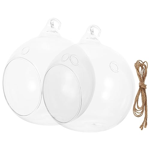 ORFOFE 2stücke Hängeterrarium Aus Glas Für Innenbereich Luftpflanzen-Terrarium Als Mikrolandschafts-Dekoration DIY-glaskugel-Terrarium Für Haus Und Büro ORFOFE 2stücke Hängeterrarium Aus Glas Für Innenbereich Luftpflanzen-Terrarium Als Mikrolandschafts-Dekoration DIY-glaskugel-Terrarium Für Haus Und Büro von ORFOFE