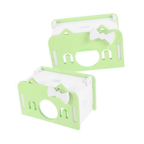 ORFOFE 2stücke Kleiner Hamster Versteck Hütte Chinchilla Spielzeug Ausruhplatz Robustes PVC Material Für Hamster Kleine Igel ORFOFE 2stücke Kleiner Hamster Versteck Hütte Chinchilla Spielzeug Ausruhplatz Robustes PVC Material Für Hamster Kleine Igel von ORFOFE